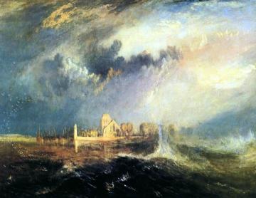 Quillebeuf, at the Mouth of Seine Artwork by Joseph Mallord William Turner