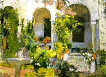 Garden of the Sorolla House Artwork by Joaquin Sorolla y Bastida