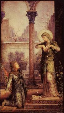 The Poet And The Saint Artwork by Gustave Moreau