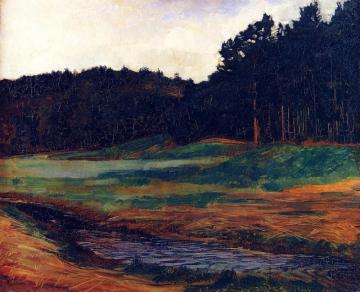 The Edge Of The Woods At Obing Artwork by Wilhelm Trübner