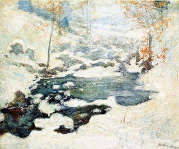 Icebound Artwork by John Twachtman