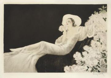 The Scent Of Flowers Artwork by Louis Icart