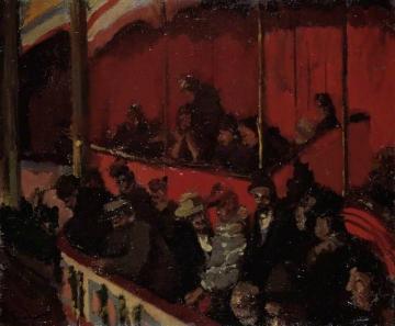The Montmartre Theatre Artwork by Walter Richard Sickert