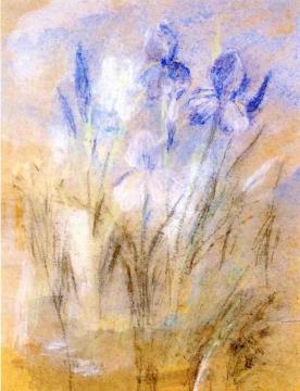 Irises Artwork by John Twachtman