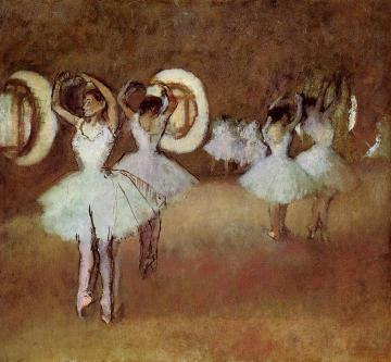 Dance Rehearsal in theStudio of the Opera Artwork by Edgar Degas