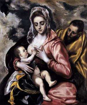 The Holy Family Artwork by El Greco