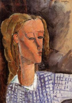 Portrait of Beatrice Hastings Artwork by Amedeo Modigliani