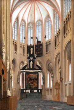 Cathedral Of Saint John At 's-hertogenbosch Artwork by Peter Saenredam