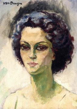 The Brunette Artwork by Kees Van Dongen