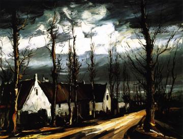 Village Street Artwork by Maurice De Vlaminck