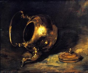 Upturned Kettle Artwork by Adolph von Menzel