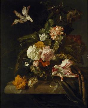 A Vase Of Flowers Artwork by Jan Weenix
