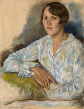 Female Portrait Artwork by Zinaida Serebriakova