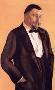 Portrait of Alexei Morozov Artwork by Valentin Serov