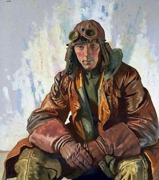 The NCO Pilot, RFC Artwork by Sir William Orpen