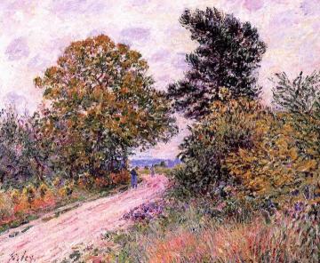 Edge of the Fountainebleau Forest - Morning Artwork by Alfred Sisley