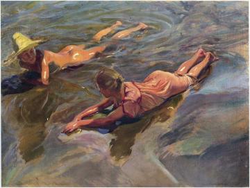 Sea Idyll Artwork by Joaquin Sorolla y Bastida