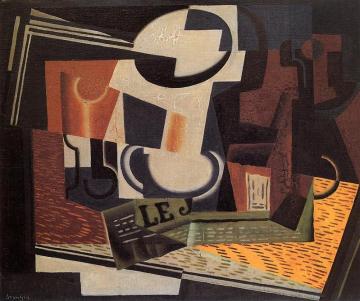 Still Life With Fruit Bowl Artwork by Juan Gris