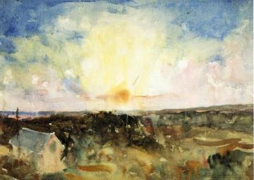 Sunset Spendor Artwork by Charles W. Hawthorne