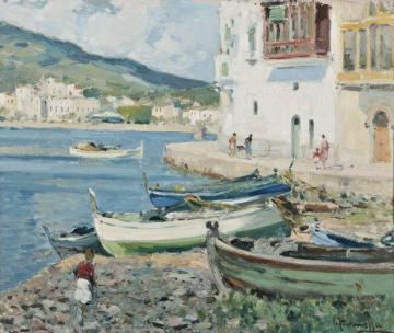 Cadaques Artwork by Eliseo Meifren i Roig