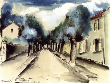 Chaponval Artwork by Maurice De Vlaminck