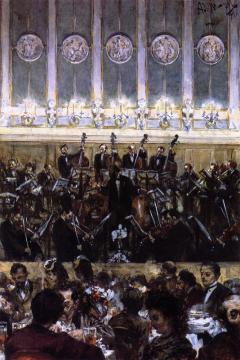 Bilse Concert Artwork by Adolph von Menzel