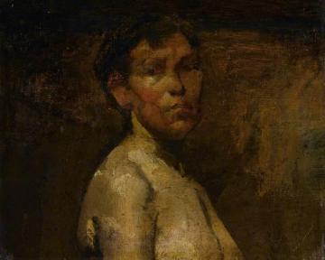 Study Of A Female Nude Artwork by Henri de Toulouse-Lautrec