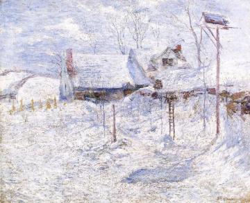 Last Touch Of Sun Artwork by John Twachtman