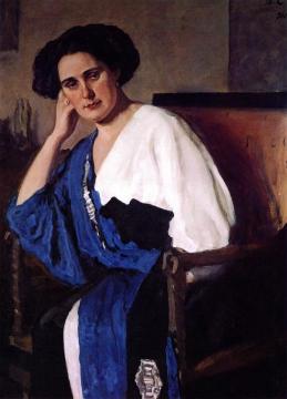 Portrait of Yelena Balina Artwork by Valentin Serov