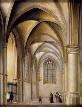 Church Interior Artwork by Peter Saenredam