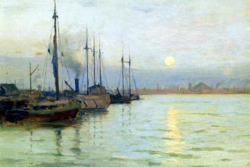 Hackensack River Artwork by Charles Warren Eaton