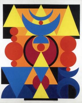 Sea Iii Artwork by Auguste Herbin