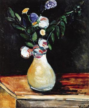 Vase Of Flowers Artwork by Maurice De Vlaminck