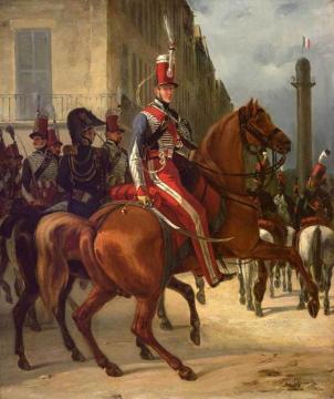 The Duke Of Chartres On Horseback Artwork by Horace Vernet