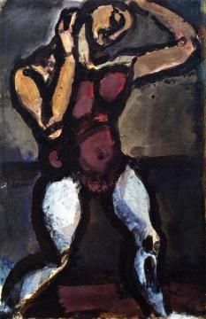 Acrobat I Artwork by Georges Rouault