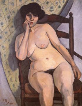 Model Resting Artwork by Jean Puy