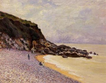 Lady's Cove Before The Storm (hastings) Artwork by Alfred Sisley