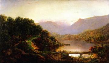 View Near Cascade Bridte - Valley Of The Susquehanna Artwork by William Louis Sonntag