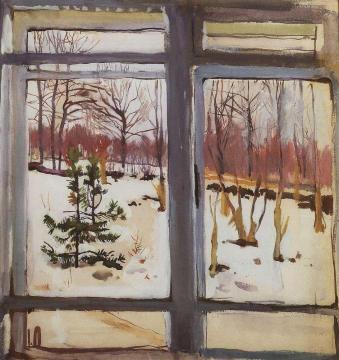 Window Artwork by Zinaida Serebriakova