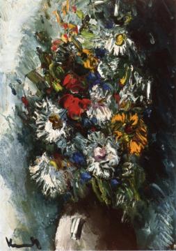 Vase Of Flowers Artwork by Maurice De Vlaminck