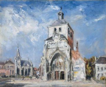 The Church At Montreuil Artwork by Philip Wilson Steer