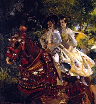 Grupa valenciana Artwork by Joaquin Sorolla y Bastida