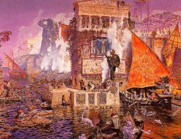 El Coloso De Rodas Artwork by Antonio Muñoz Degrain