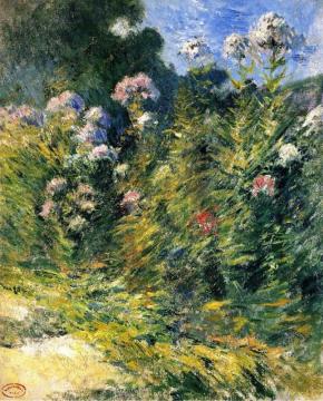 The Flower Garden Artwork by John Twachtman