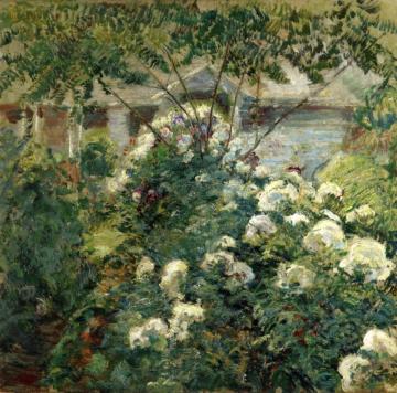 Greenwich Garden Artwork by John Twachtman