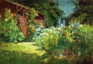 Selma's Garden Artwork by Theodore Clement Steele