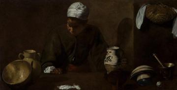 Kitchen Scene Artwork by Diego Velazquez