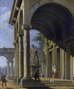 Caprice architectural Artwork by Giovanni Paolo Pannini