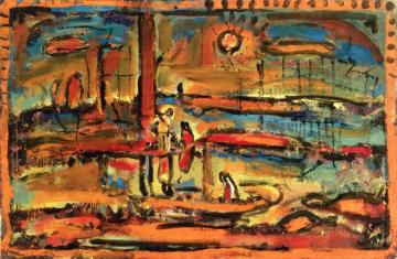 Sunset Artwork by Georges Rouault