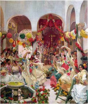 Seville, The Dance Artwork by Joaquin Sorolla y Bastida